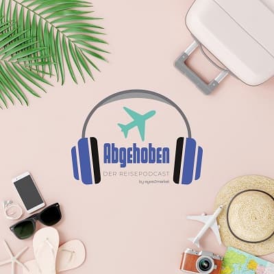 Flat lay suitcase with traveler accessories on cream pink color background. summer travel concept. 3d rendering