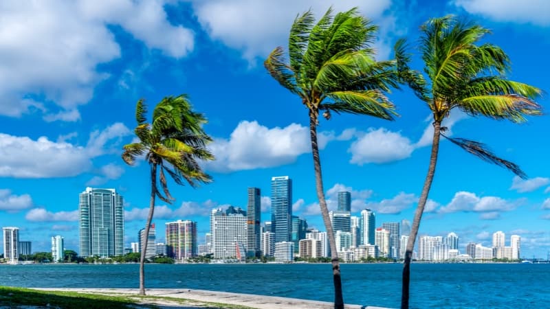 Miami Beach im US-Bundesstaat Florida