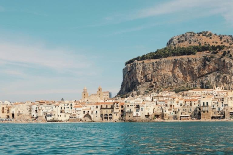 Künstenlandschaft auf Sizilien in Italien