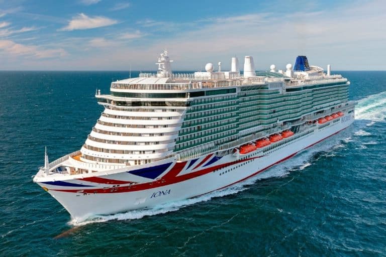 P&O Cruises IONA auf hoher See