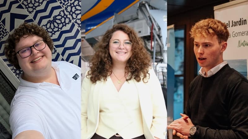 Lukas Taphorn, Jana Taufenbach und Tom Neumann sind für die diesjährige Wahl der Außendienstler*innen des Jahres nominiert