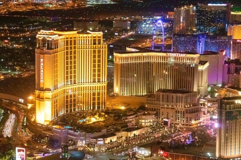 Luftaufnahme von Las Vegas, Nevada