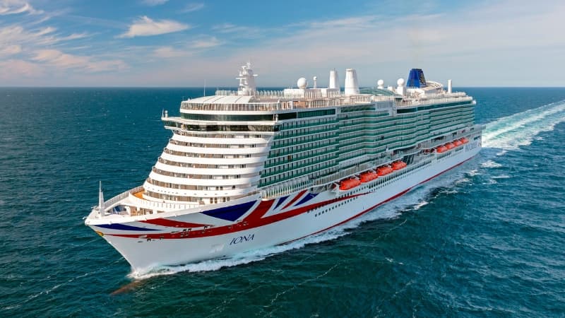 P&O Cruises IONA auf hoher See