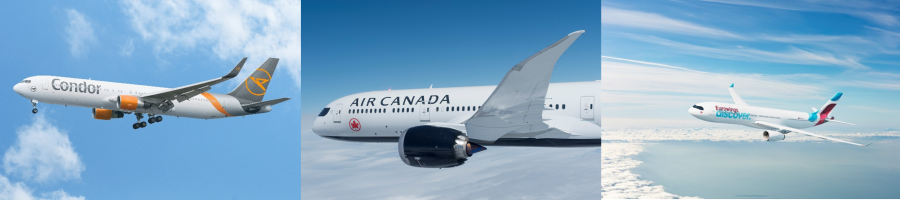 Air Canada, Eurowings Discover und Condor nehmen euch mit auf die virtuelle Reise ins Ahornland.