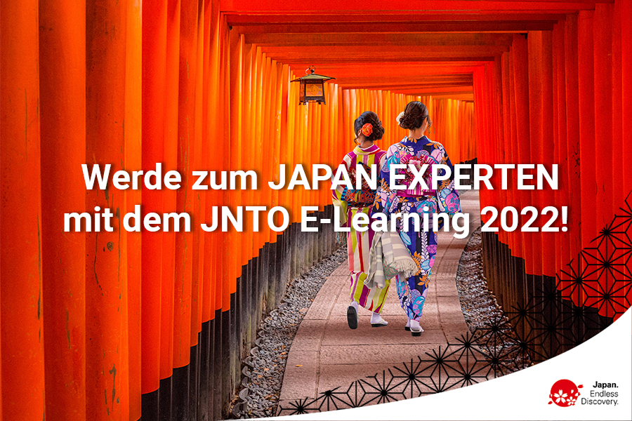Konichiwa Japan mit dem neuen JNTO E- Learning