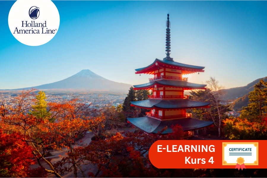 Holland America Line Kurs 4: Asien-Kreuzfahrten mit Holland America Line